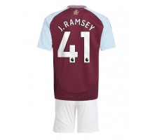 Aston Villa Jacob Ramsey #41 Koszulka Podstawowa dzieci 2024-25 Krótki Rękaw (+ krótkie spodenki)